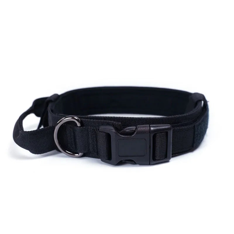05-Collare tattico regolabile in nylon per cani medi e grandi