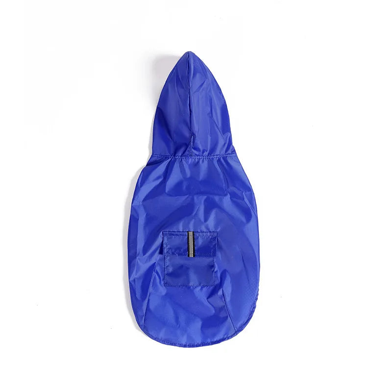 Vestiti Big dog raincoat reflective waterproof windproof hooded raincoat large dog clothing outdoor raincoat dog clothing jacket