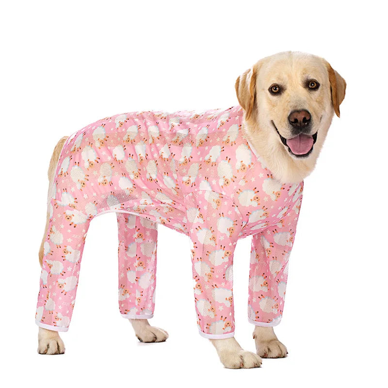 Vestiti Big Dog Clothing Labrador Medium and Large Dog Spring and Summer Clothing Dog Sun Protection Clothing Anti-Fat Four-Legged