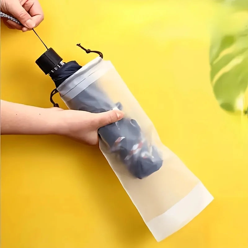 Transparent Waterproof Umbrella Storage Bag Organizer Umbrella Accessories Portable Reusable Drawstring Bag Home Storage bag