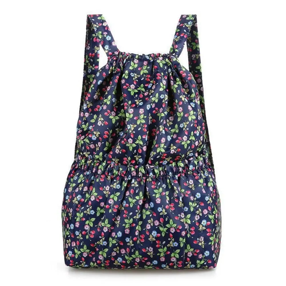 01-Zaino Borsa Pieghevole Impermeabile – Spesa & Tempo Libero 🌸
