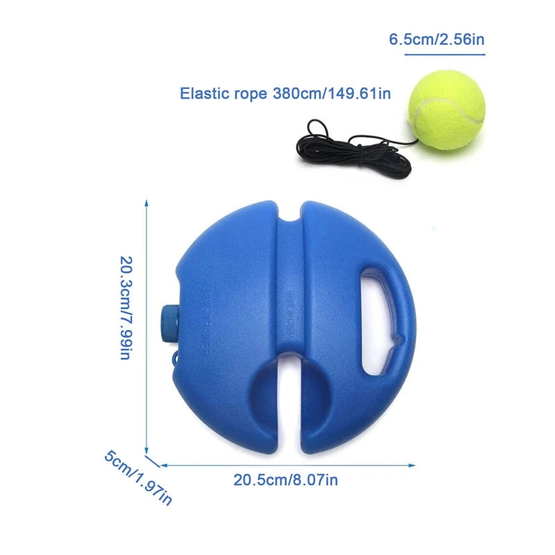 1set Tennis Trainer Professional Training Primary Tool Self-study Rebound Ball Exercise Tennis Ball Indoor Tennis Practice Tool