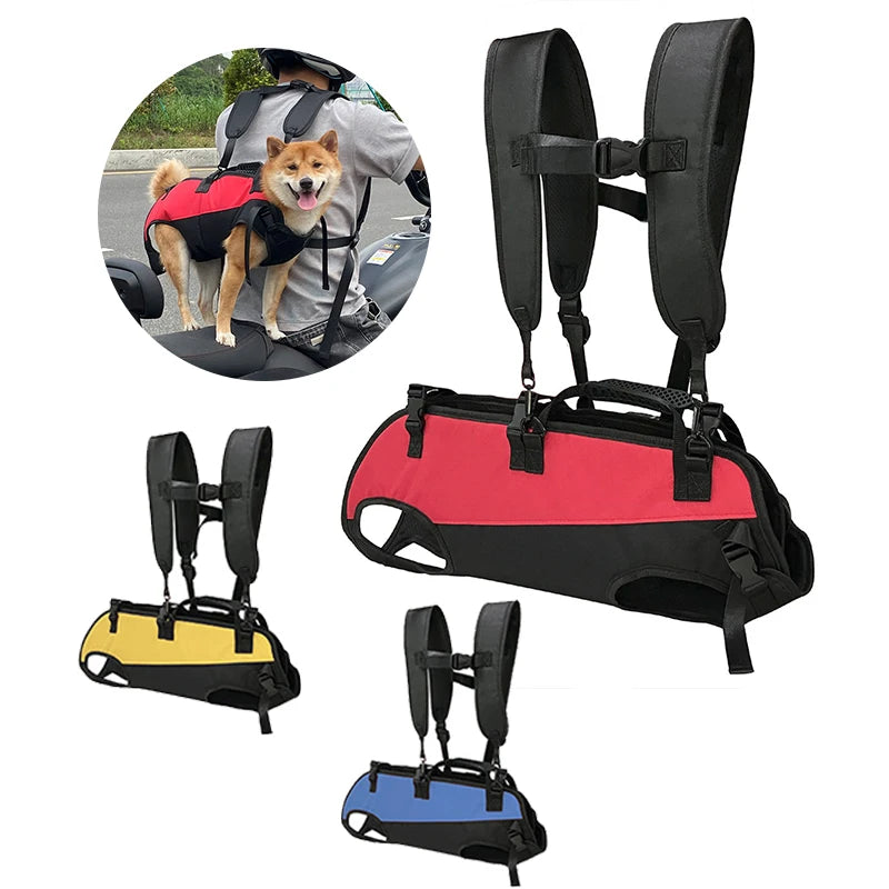 Trasportino New Pet Cat Dog Double Shoulder Horizontal Hugging Backpack Outdoor Breathable Convenient Four Legs Carrying Bag Pet Products