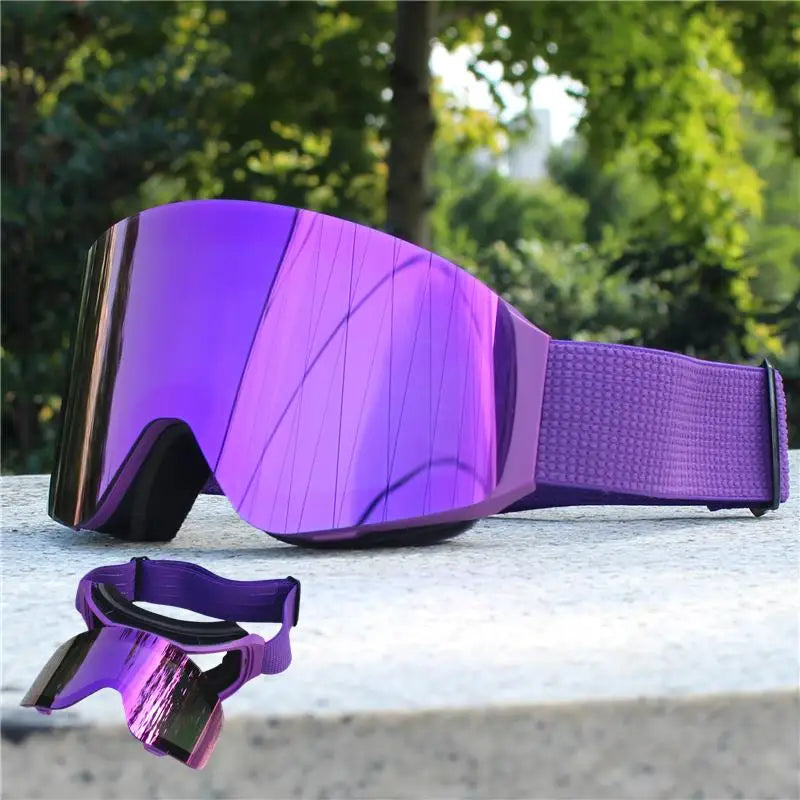 50-Occhiali Snow UV400 | Lente Magnetica per Sci, Surf e Motoslitta
