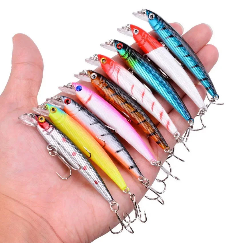 26-Fishing Lures Kit esche artificiali.