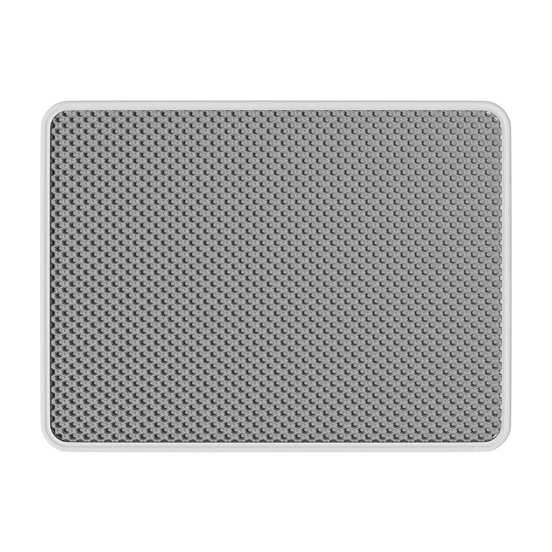Tappetini Cat Litter Mat Double Layer Waterproof Urine Proof Trapping Mat Easy to Clean Non-Slip Toilet Pad Cat Scratch Pad Large Foot Pa