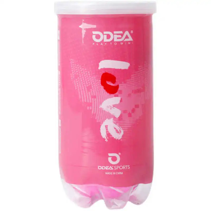 ODEA Professional Pink Tennis Ball Training Tennis Balls for Beginner Girls Wearable High Elastic Training 2 ball/barrel