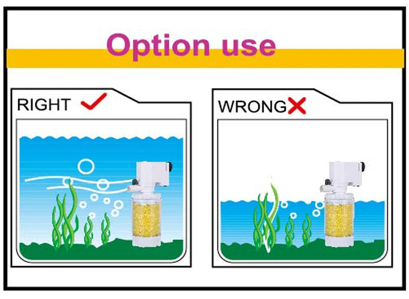 25-Filtro Pompa Multifunzione 3 in 1 per Acquario 220V – Filtrazione, Ossigenazione e Circolazione.