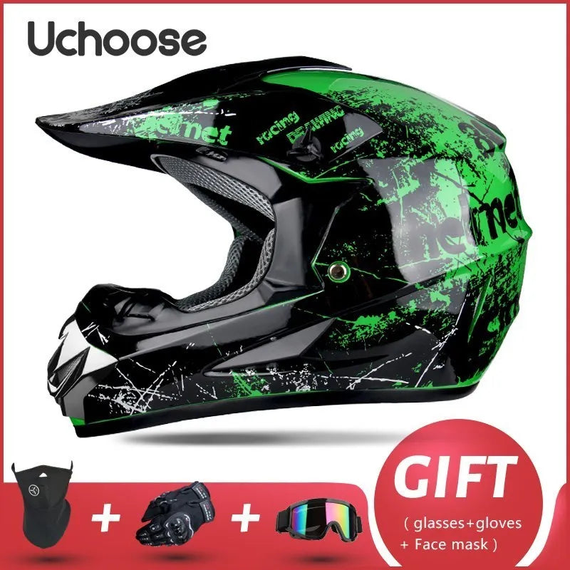 50-Casco moto fuoristrada DOT Racing | Off-Road DOT Racing Helmet