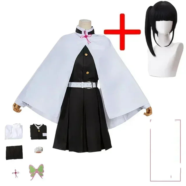 90-Demon Slayer Nezuko Kamado Cosplay Kimono Donna Halloween