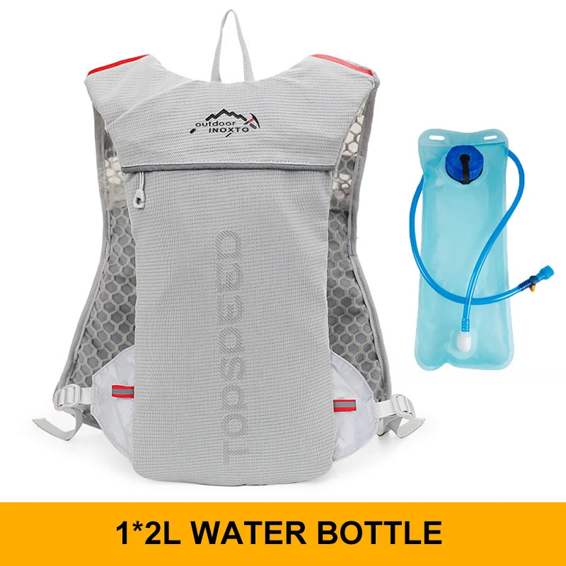 01-Zaino Trail Running 5L ultraleggero con sacca idrica 2L
