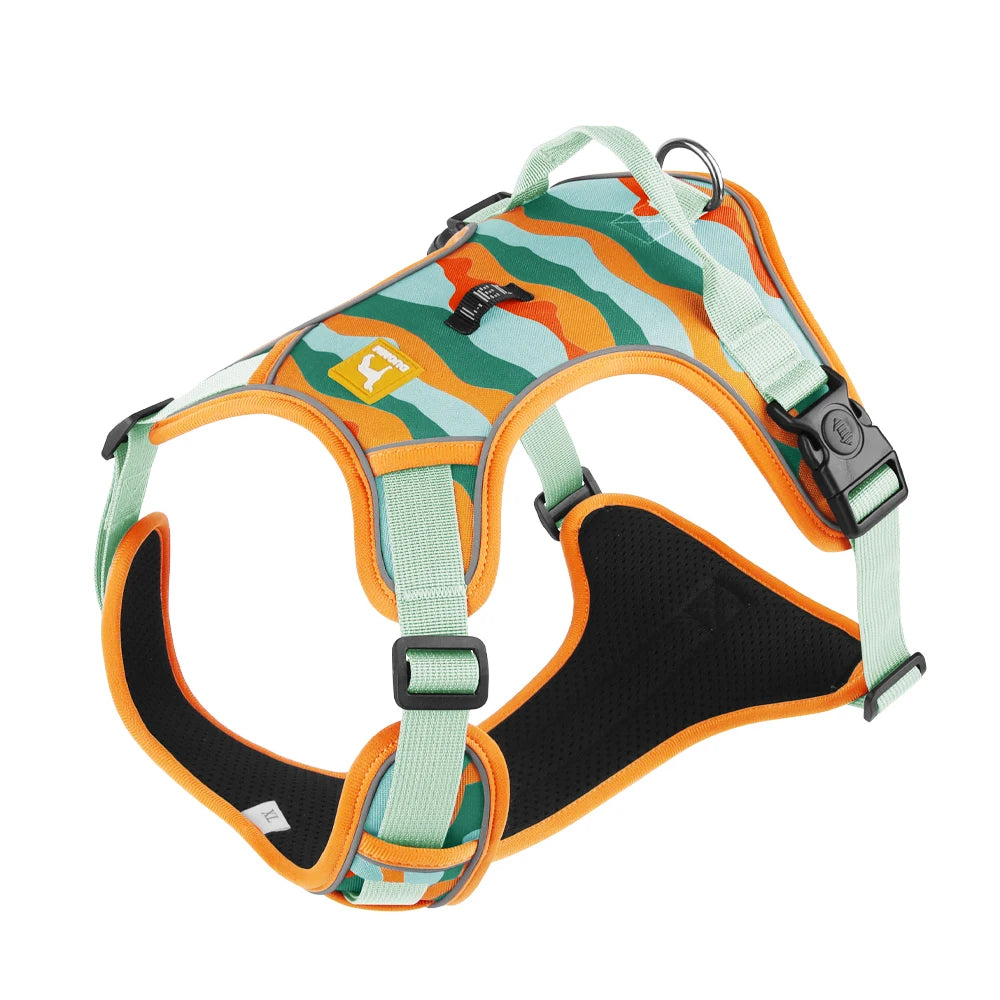 Pettorina Medium Large Dog Harnesses Collar Labrador Army Reflective Adjustable Harness Oxford Cloth Pet Vest Training Hound Walk the Dog