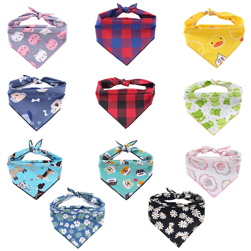 05-Collare Bandana per Cani Mini – Morbido e Colorato