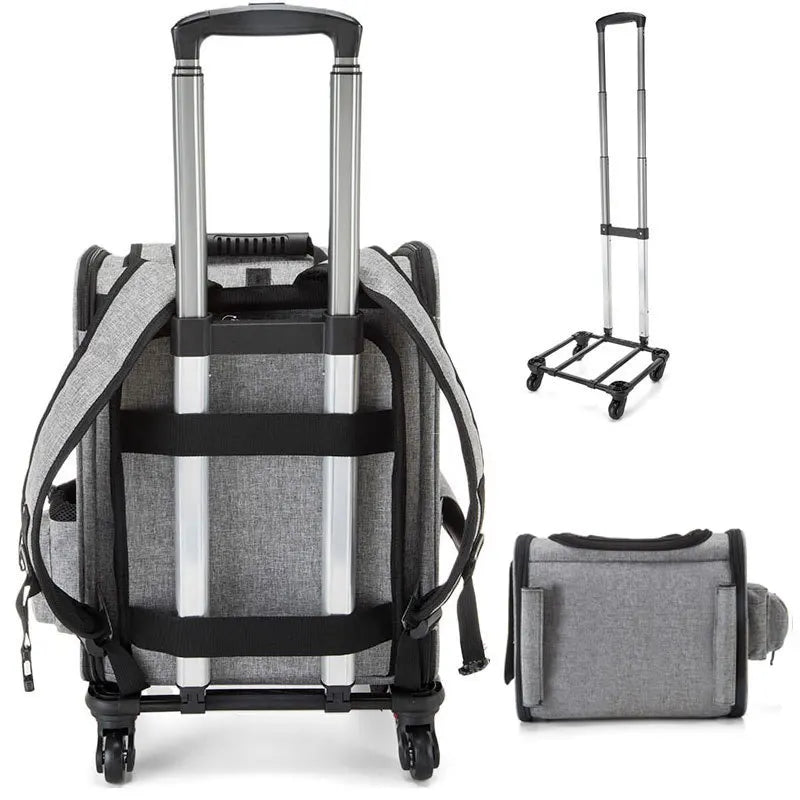 Trasportino Pet Bag Suitcase Foldable dog bag Portable expandable large capacity Removable Backpack Cat Bag Suit for 8kg Pet