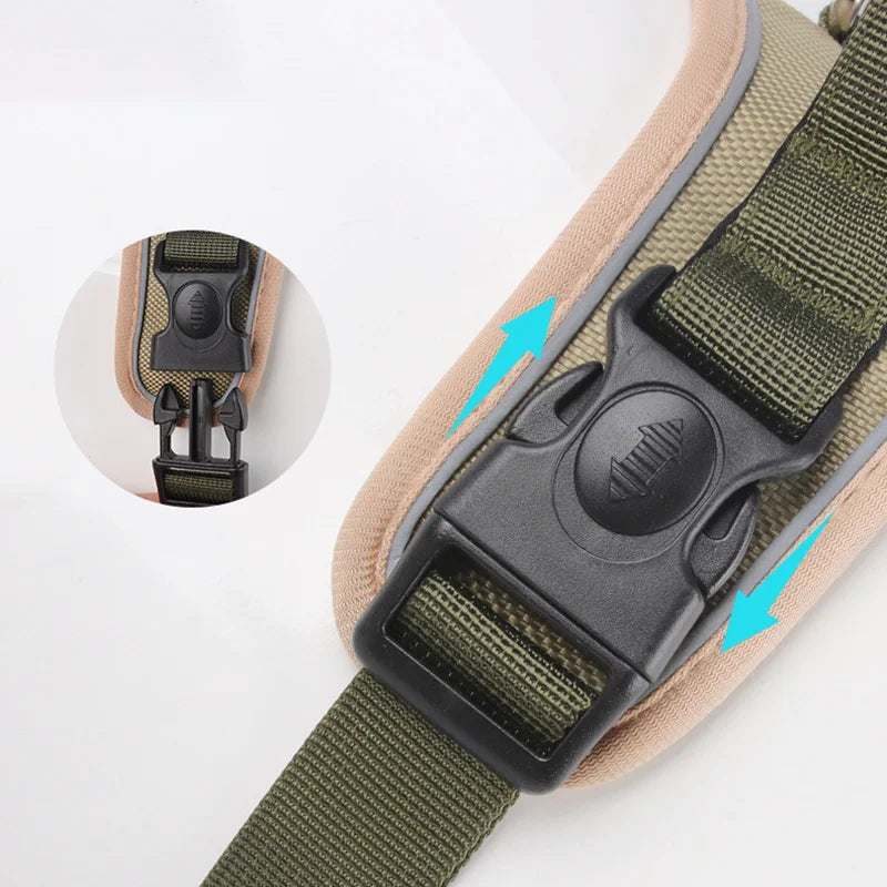 Pettorina Military Dog Breathable Harness Pet German Shepherd Training Reflective Vest Tactical Dog Lightness Harness For Dogs Accessories