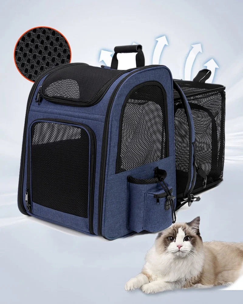 Trasportino Pet Bag Suitcase Foldable dog bag Portable expandable large capacity Removable Backpack Cat Bag Suit for 8kg Pet
