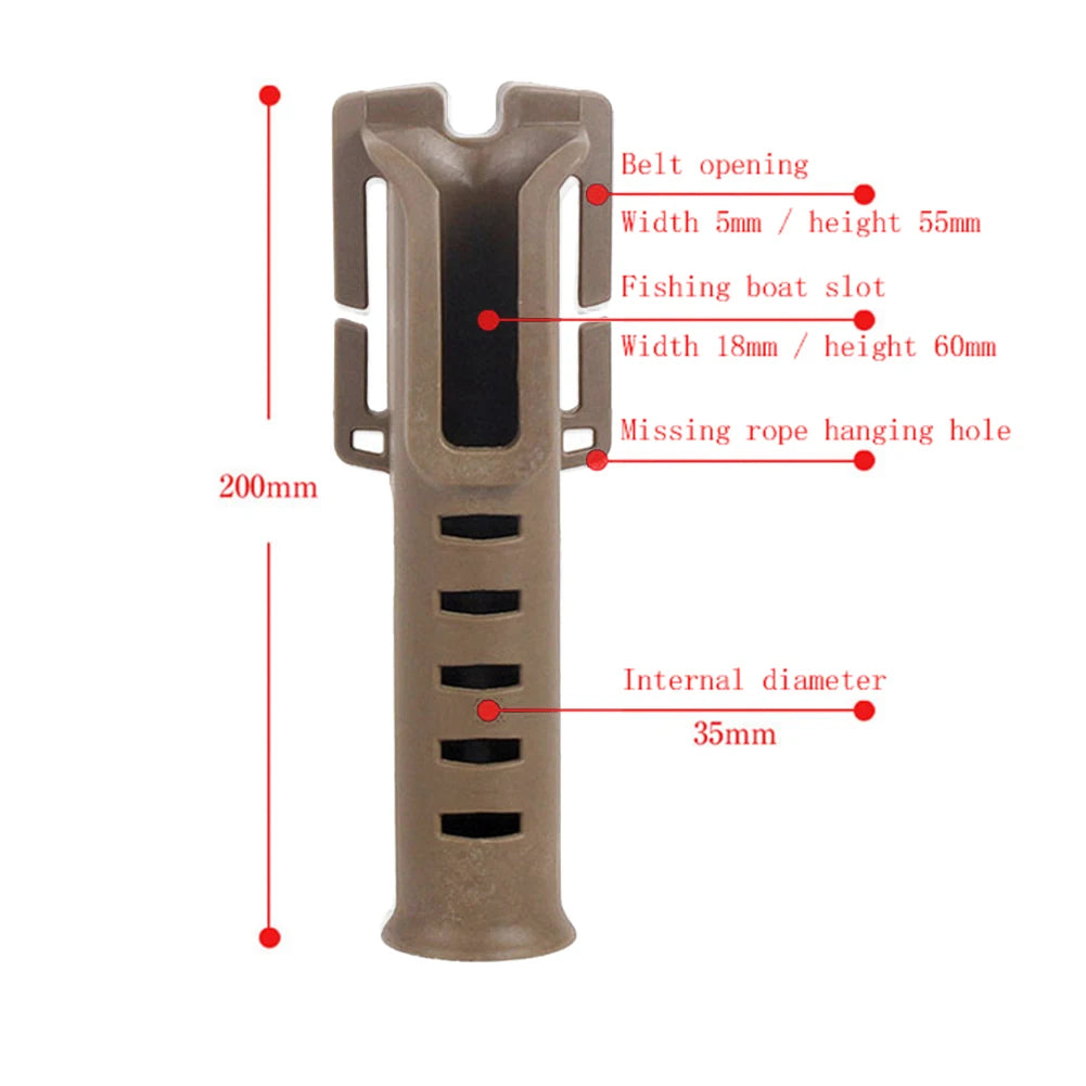 19.5L Fishing Tackle Box Multifunction Fishing Box Large Capacity Stand Rod Holder Cup Holder Storage Box Fishing Accessories