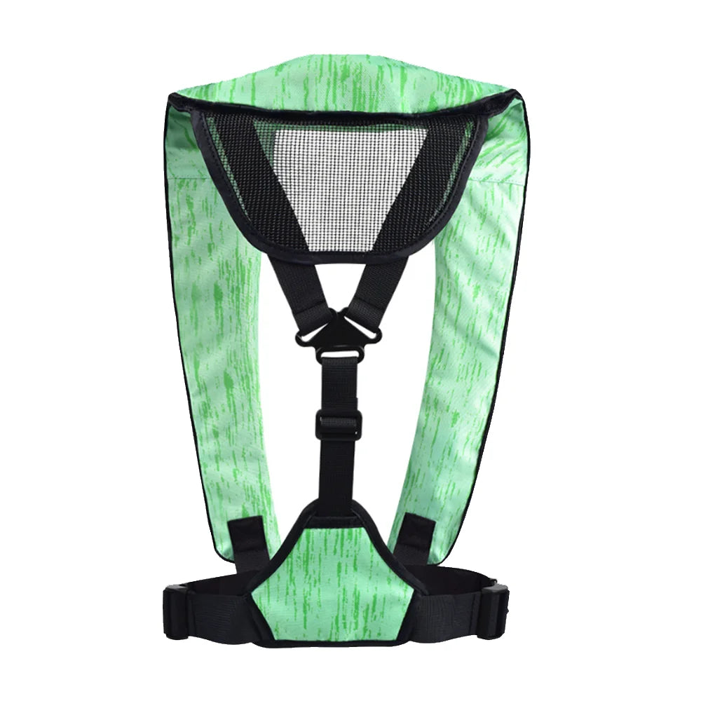 Gilet da pesca – Giubbotto salvagente multifunzionale, ideale per la pesca e la navigazione.Attenzione: questo prodotto è solo un gilet e non include le cartucce di gas CO2. È necessario acquistare separatamente le cartucce per poterlo utilizzare corretta