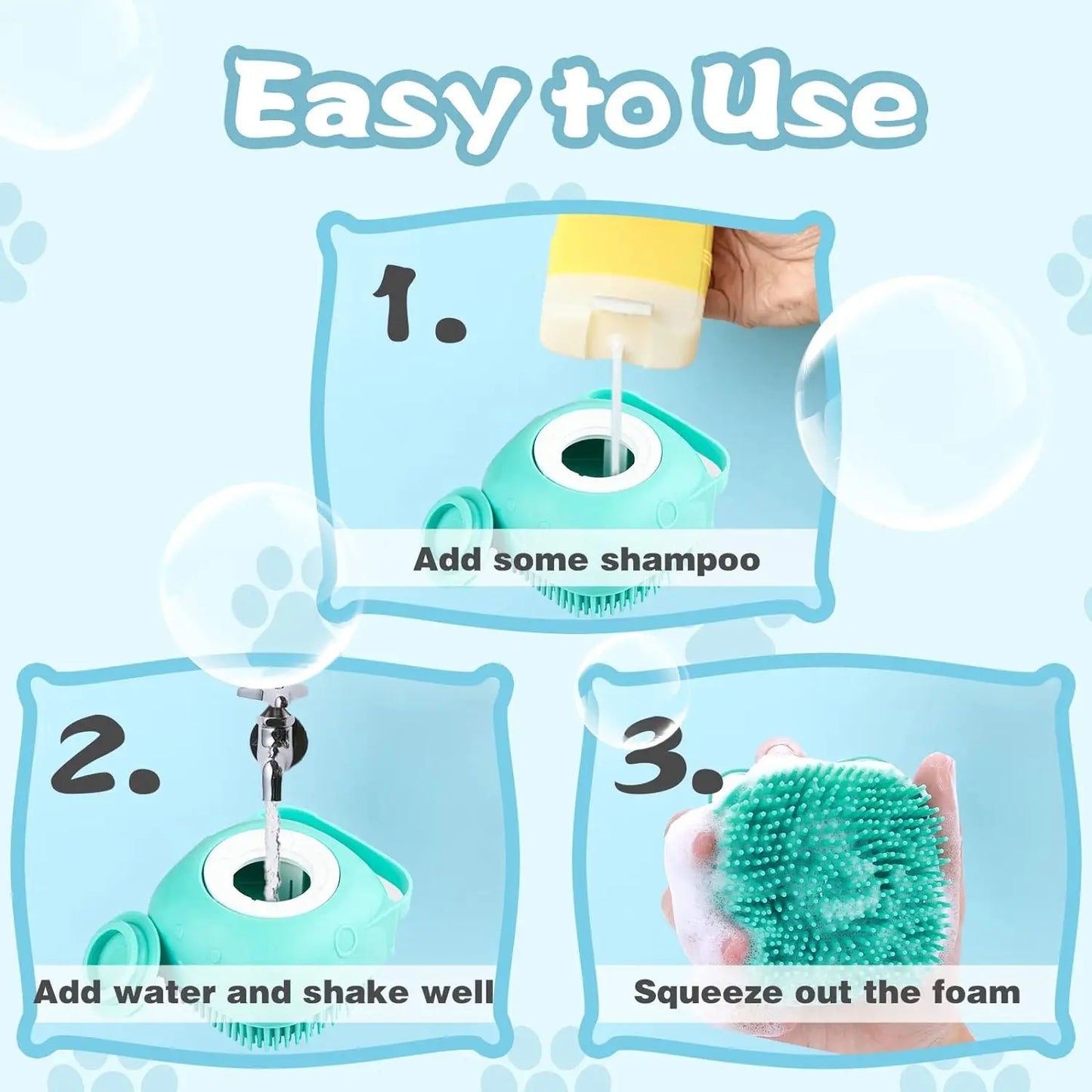 Pet cleaning supplies accessories cat and dog shower brushes pet nail clippers files cat and dog finger toothbrushes