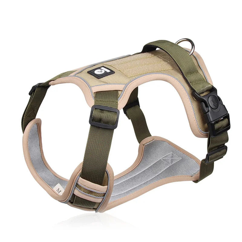Pettorina Military Dog Breathable Harness Pet German Shepherd Training Reflective Vest Tactical Dog Lightness Harness For Dogs Accessories