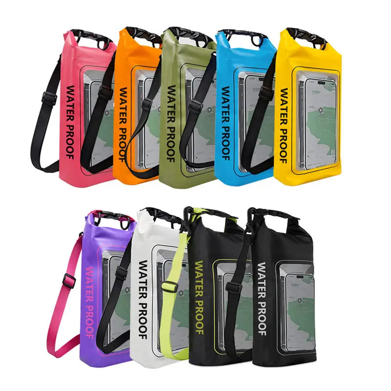 01-Borsa impermeabile 2L touch screen | Trekking, kayak, surf, rafting