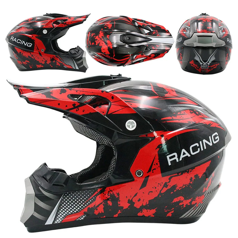 50-Casco motocross off-road integrale – leggero e resistente