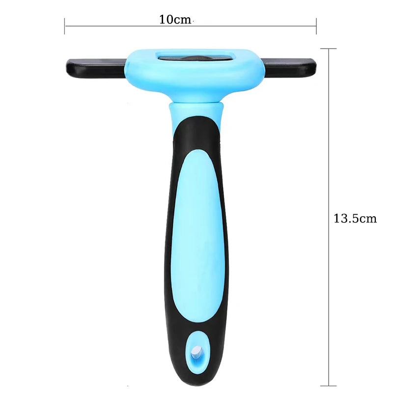 Pet Hair Removal Brush Dog Hair Comb Stainless Steel Automatic Hair Fading Cat Comb Pet Cleaning Grooming Supplies