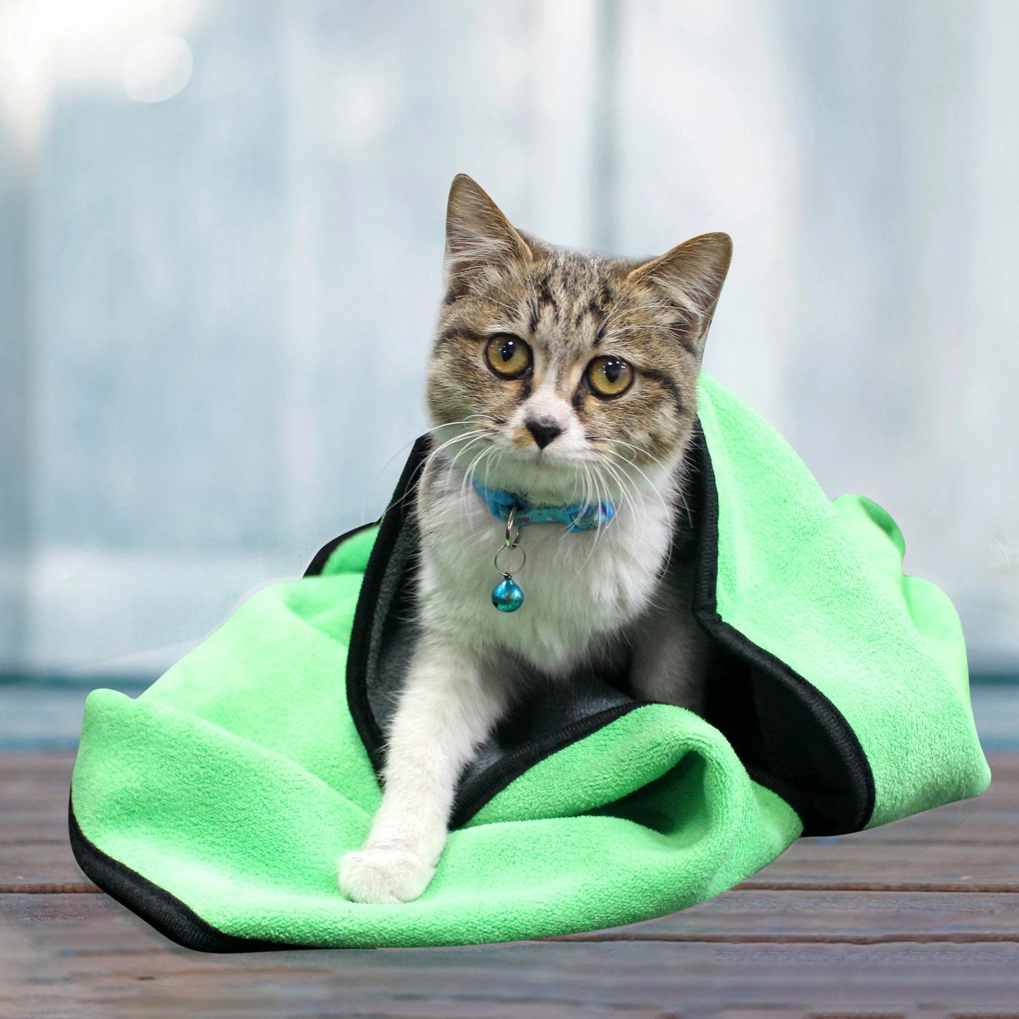 001-Asciugamano Assorbente Rapido per Cani e Gatti in Fibra Morbida