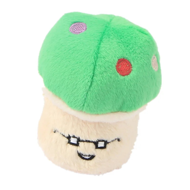 Pet Toys Plush Squeaky Toy Bite-Resistant Clean Dog Chew Puppy Training Toy Soft Banana Bone Vegetable Fruit Pet Supplies DC05