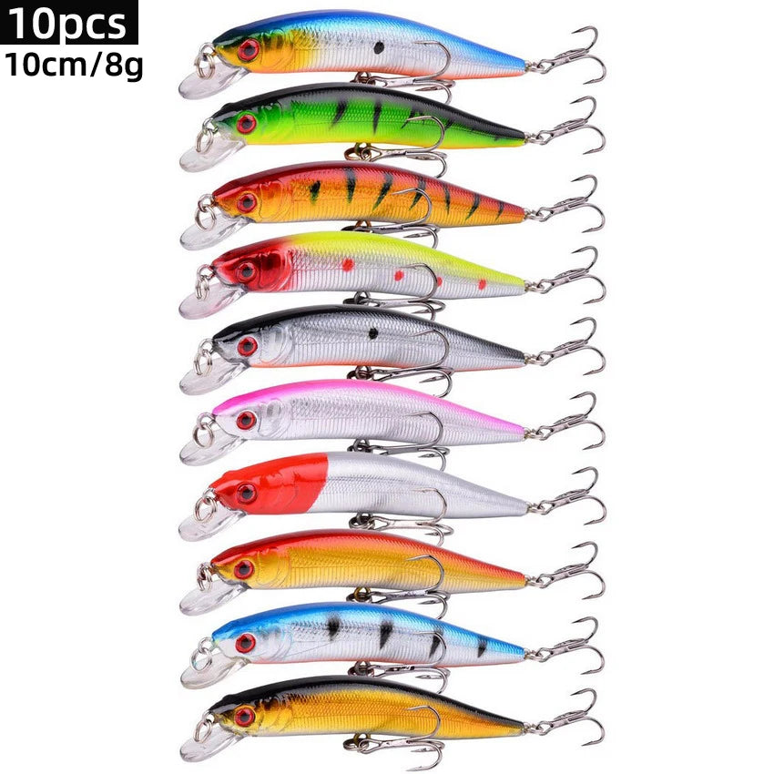 26-Fishing Lures Kit esche artificiali.