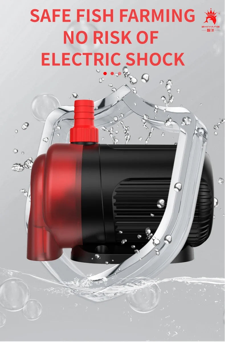 110V 220V Quiet Bottom Suction Water Pump Aquarium Submersible Pump For Water Cycle and Pumping of the Fish Tank Garden Pond