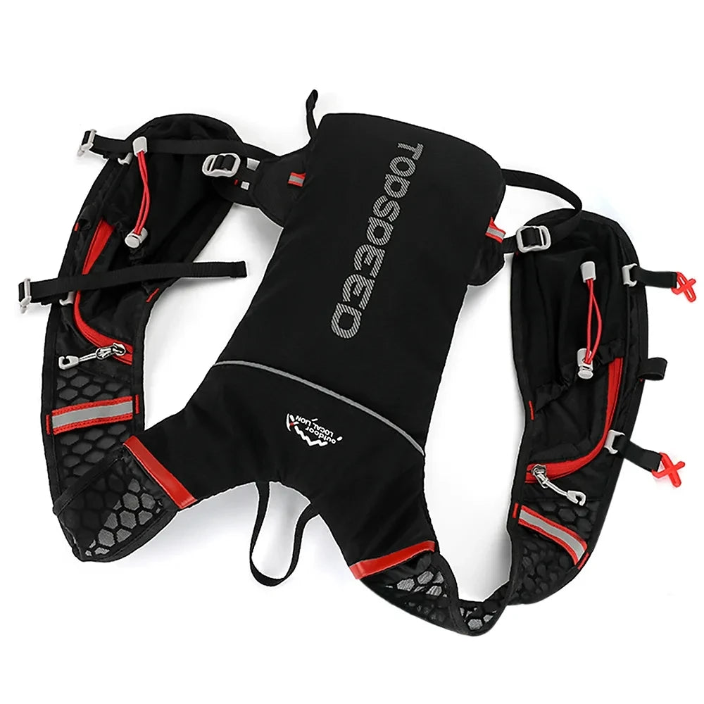 01-Zaino Trail Running 5L ultraleggero con sacca idrica 2L