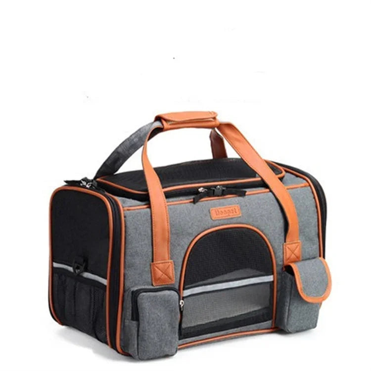 Trasportini Crossbody Dog Bag Pet Backpack Crossbody Bag Solid Color Multipurpose Shoulder Bag Pet Carrier For Cats Dogs Stuff Dog Carrier