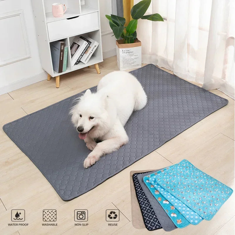 Reusable Dog Pee Pad Blanket Dog Urine Pads Absorbent Diaper Puppy Training Pad Pets Bed for Pet Car Seat Cover Pet Supplies