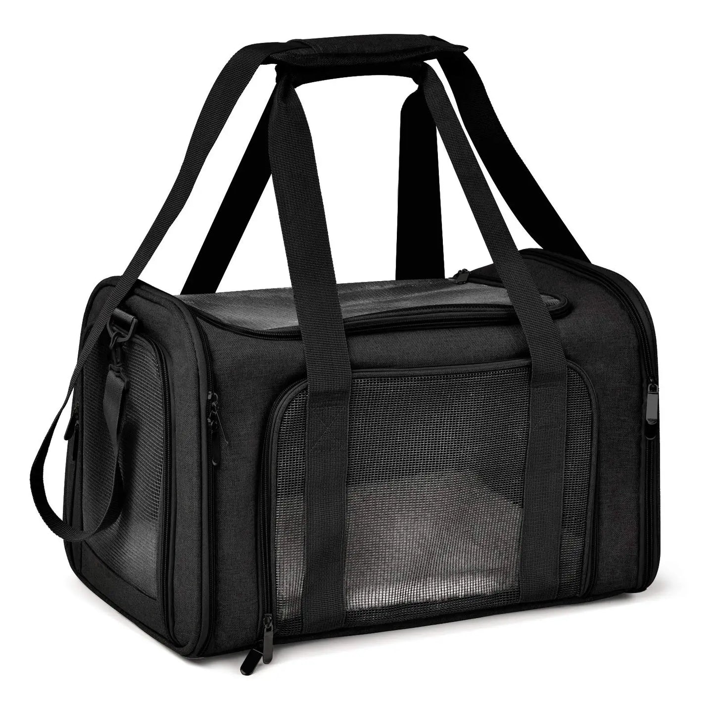 Trasportini Dog Carrier Bag Soft Side Backpack Pet Carriers Travel Bags Airline Approved Transport For Cats Puppies up to 15 Lbs Outgoing