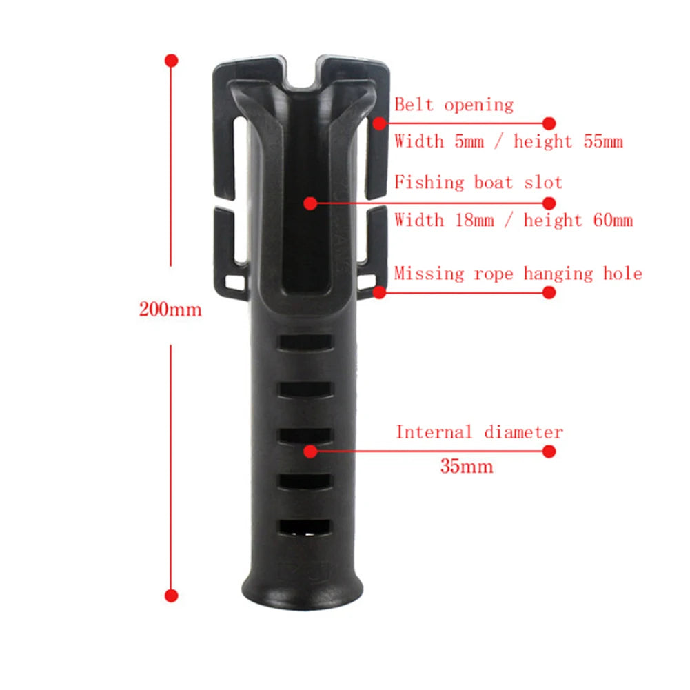 19.5L Fishing Tackle Box Multifunction Fishing Box Large Capacity Stand Rod Holder Cup Holder Storage Box Fishing Accessories