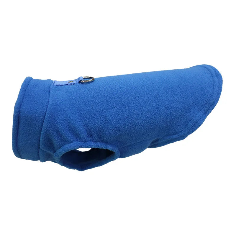 Vestiti Warm Fleece Dogs Clothes Pet Dog Jacket Vest With D-Ring For Small Dog Cats Clothing French Bulldog Costumes Chihuahua Coat