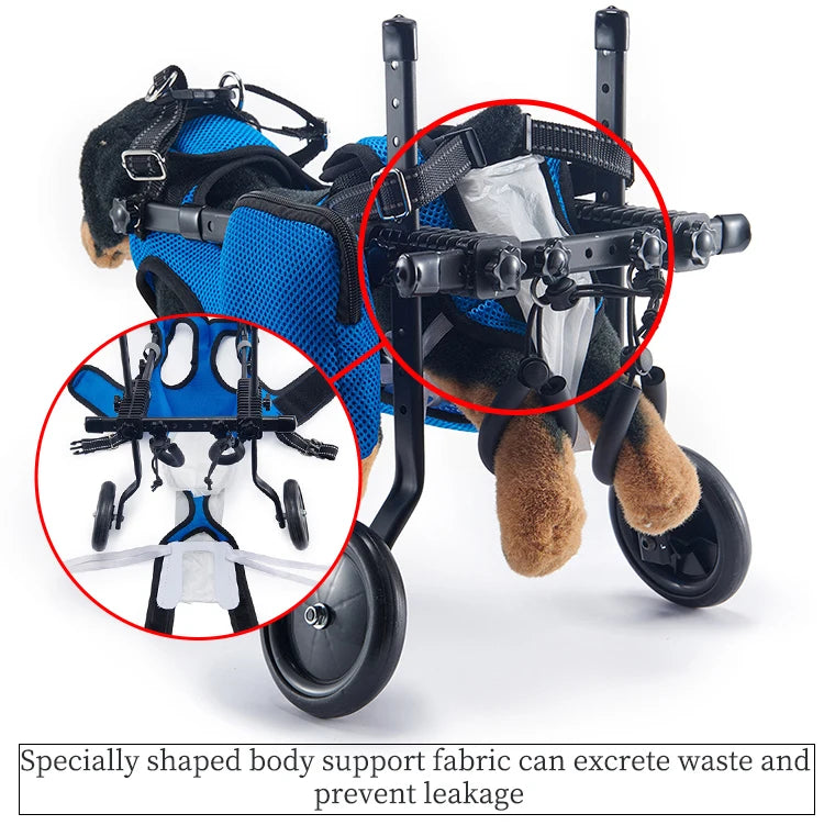 Veicolo per la riabilitazione dei caniCani di piccola tagliaVeicolo per la mobilità assistibile Veicolo per disabili per animali Veicolo per ausilio alla camminata per cani