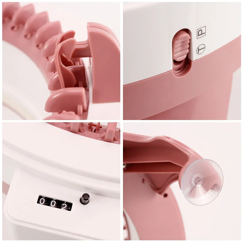 Versatile Efficient 22/40/48-Needles Hand Knitting Machine for DIY Scarves Sweaters Hats Socks Craft Project for Adults and Kids
