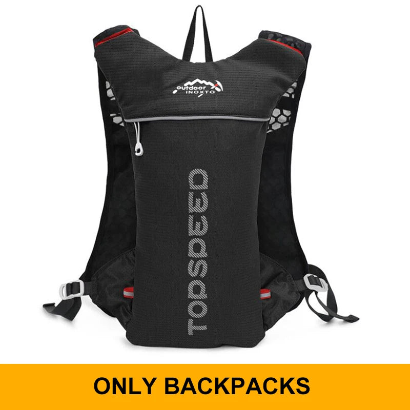 01-Zaino Trail Running 5L ultraleggero con sacca idrica 2L