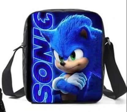 01-Set Zaino Sonic Cartoon Anime adatto per la scuola