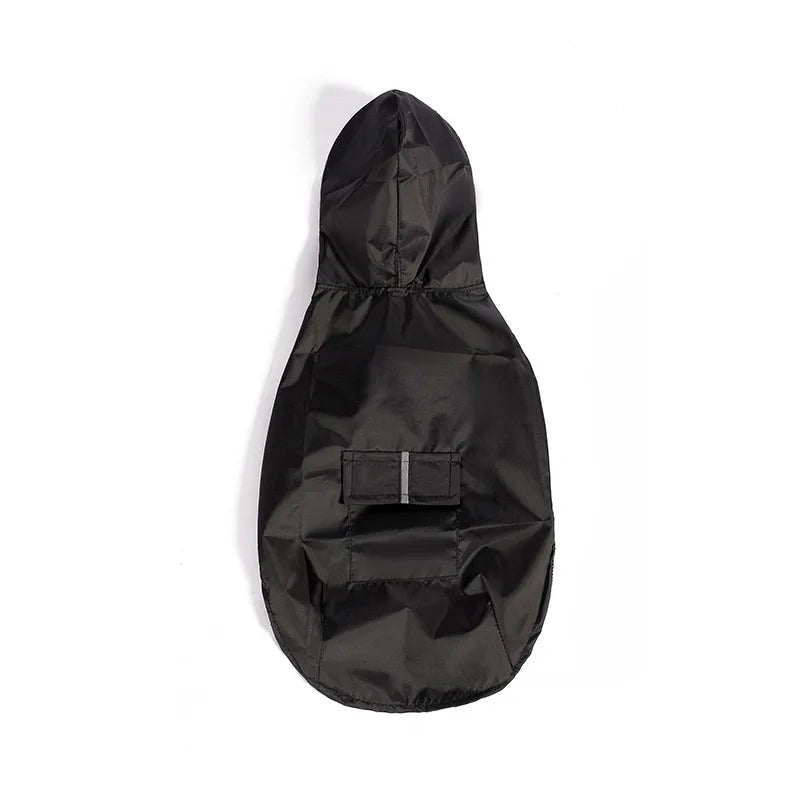 Vestiti Big dog raincoat reflective waterproof windproof hooded raincoat large dog clothing outdoor raincoat dog clothing jacket