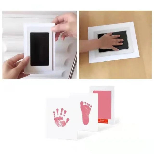 1PC Pet Dog Cat Baby Handprint Footprint Contactless Stamp Pad 100% Non-toxic and Mess-free Ink Pads Kits for DIY Photo Prints