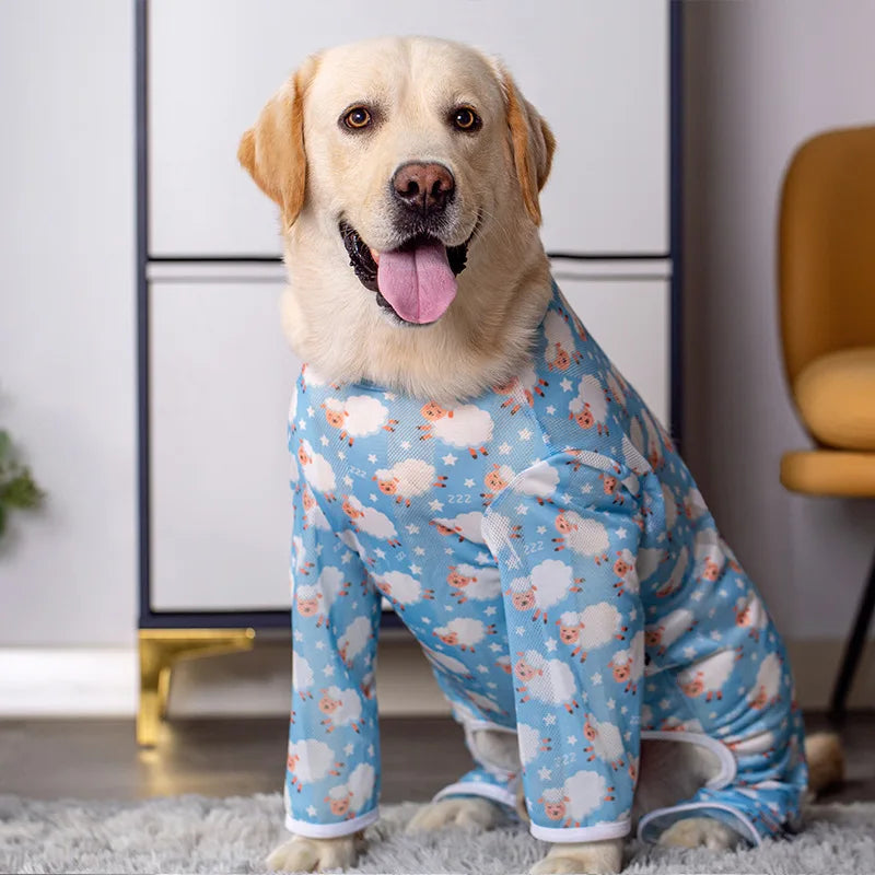 Vestiti Big Dog Clothing Labrador Medium and Large Dog Spring and Summer Clothing Dog Sun Protection Clothing Anti-Fat Four-Legged