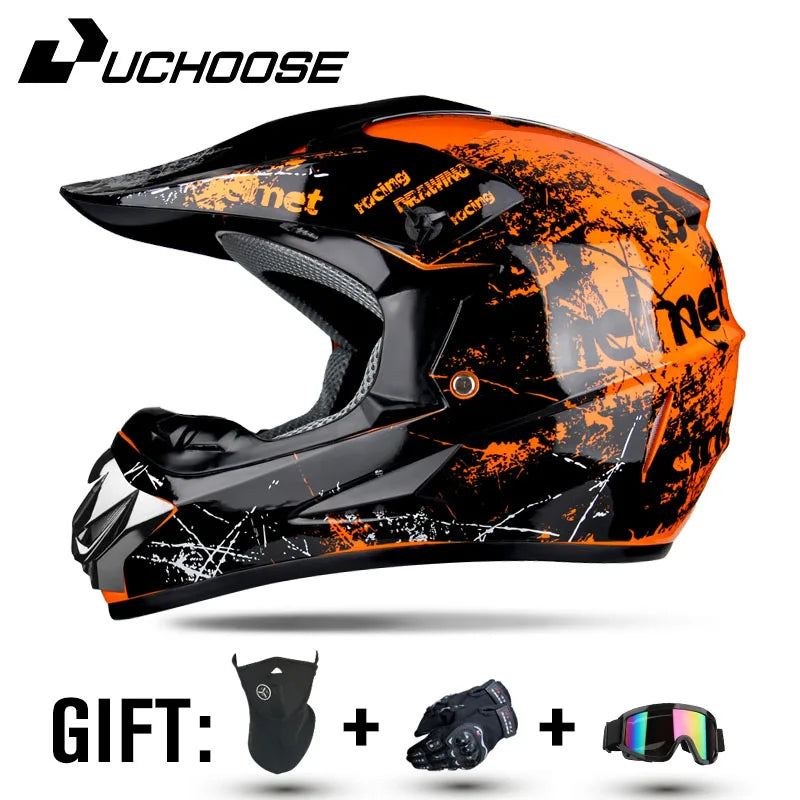 50-Casco moto fuoristrada DOT Racing | Off-Road DOT Racing Helmet