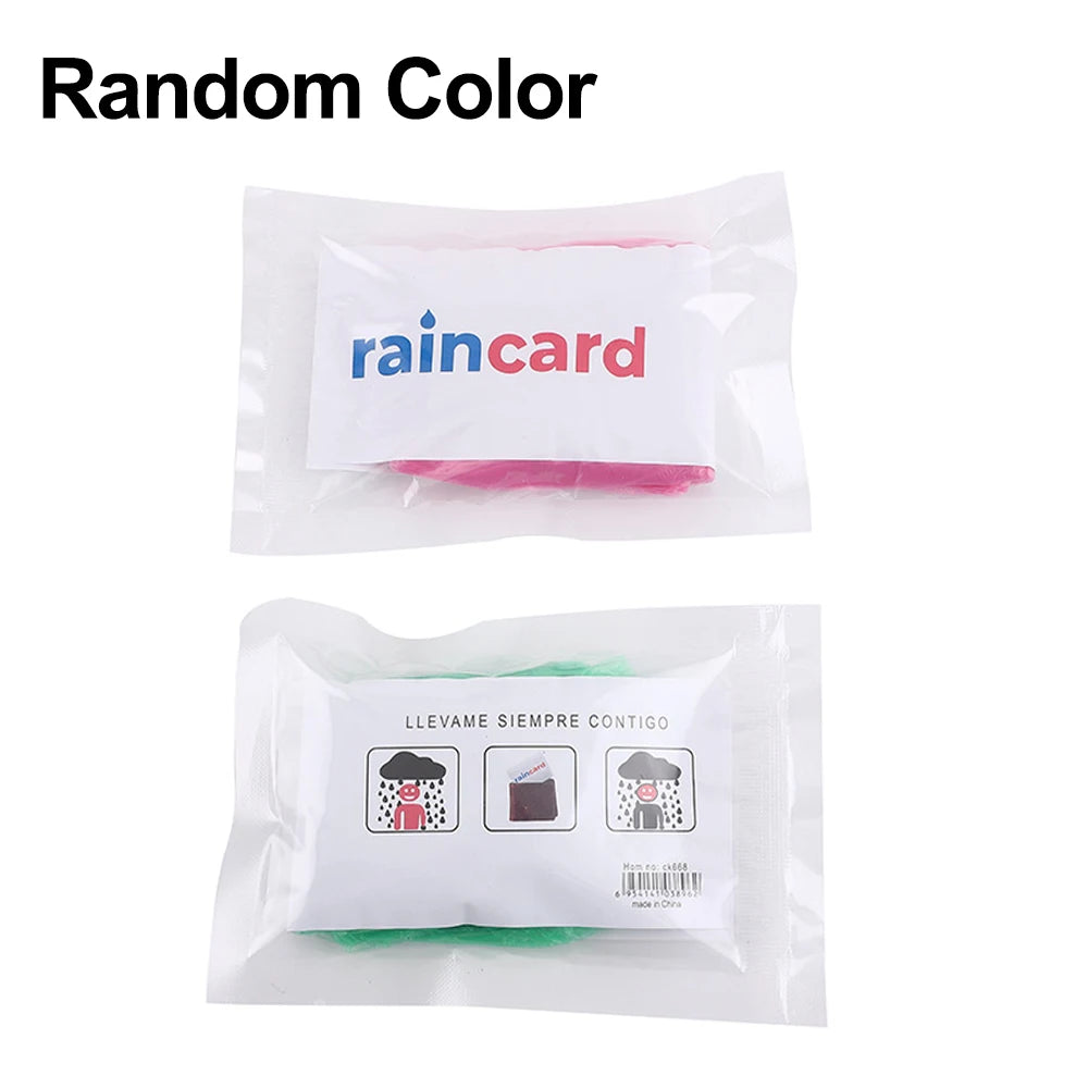 Portable Raincoat Ball Disposable Raincoats Waterproof Transparent Rain Cover Emergency Coat for Traveling Camping Outdoor Sport