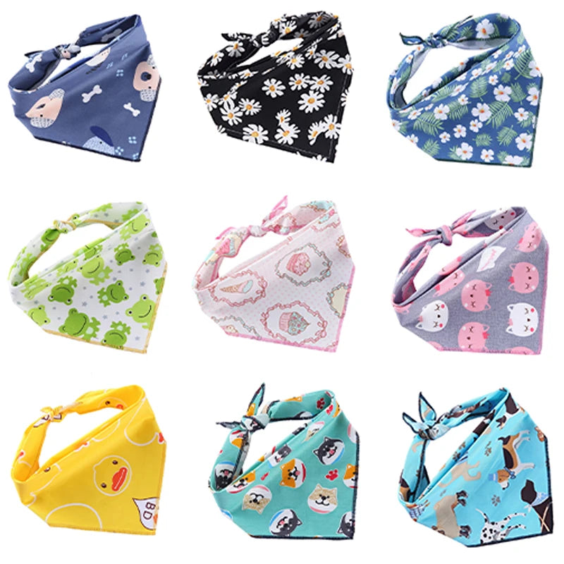 05-Collare Bandana per Cani Mini – Morbido e Colorato