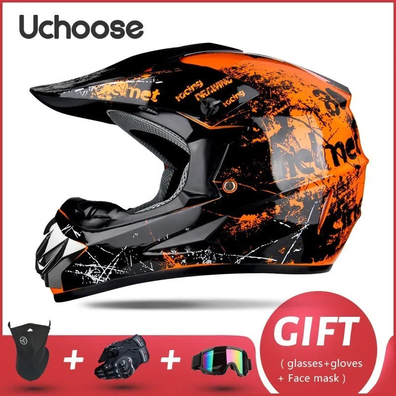 50-Casco moto fuoristrada DOT Racing | Off-Road DOT Racing Helmet