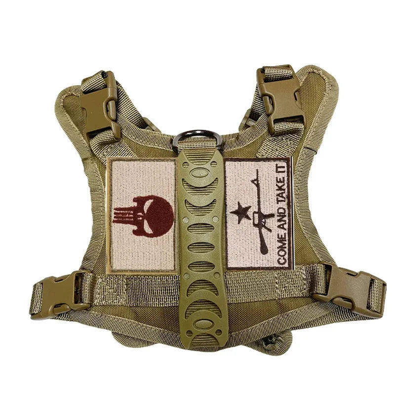03-Gilet Tattico Regolabile per Cani Piccoli – Outdoor & Allenamento