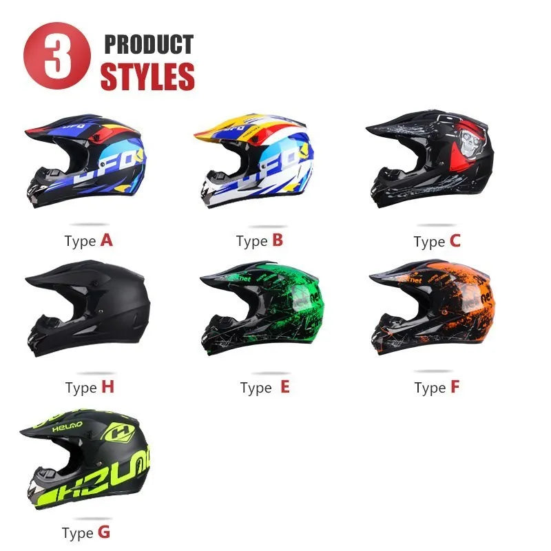 50-Casco moto fuoristrada DOT Racing | Off-Road DOT Racing Helmet